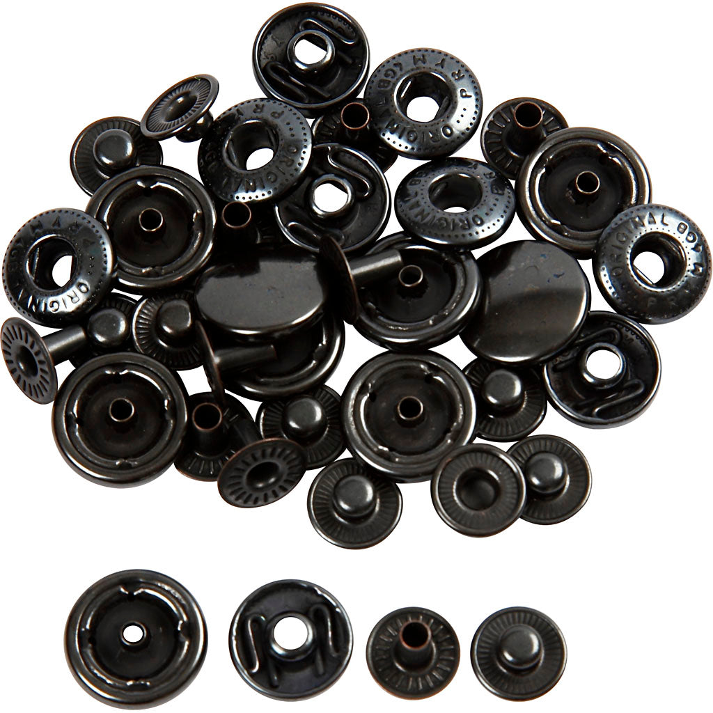 Prym press studs - Refill, D 15 mm, 10 piece 1 box
