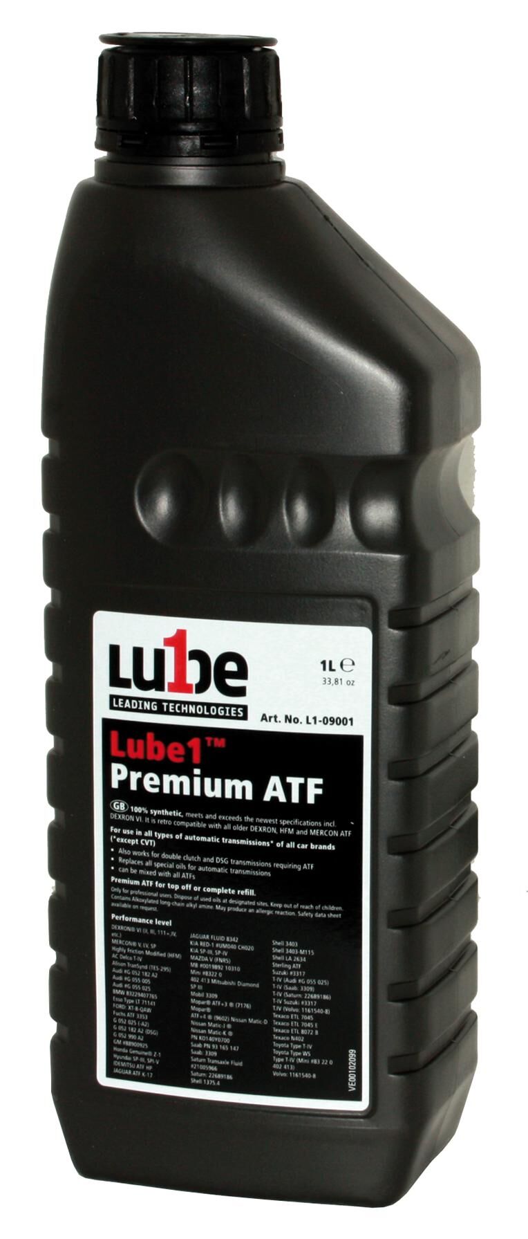 Aceite de transmisión Lube1 premium ATF. atf premium 1l