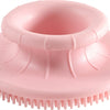 Zolux Anah spazzola rotonda in gomma rosa