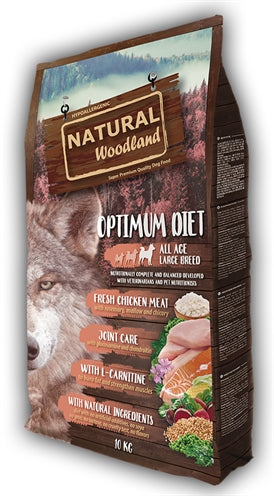 Natural woodland Optimum large breed diet