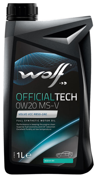 Wolf Motor Oil OfficialTech MS-V. Motoil 0w20 1l off.tech MS-V