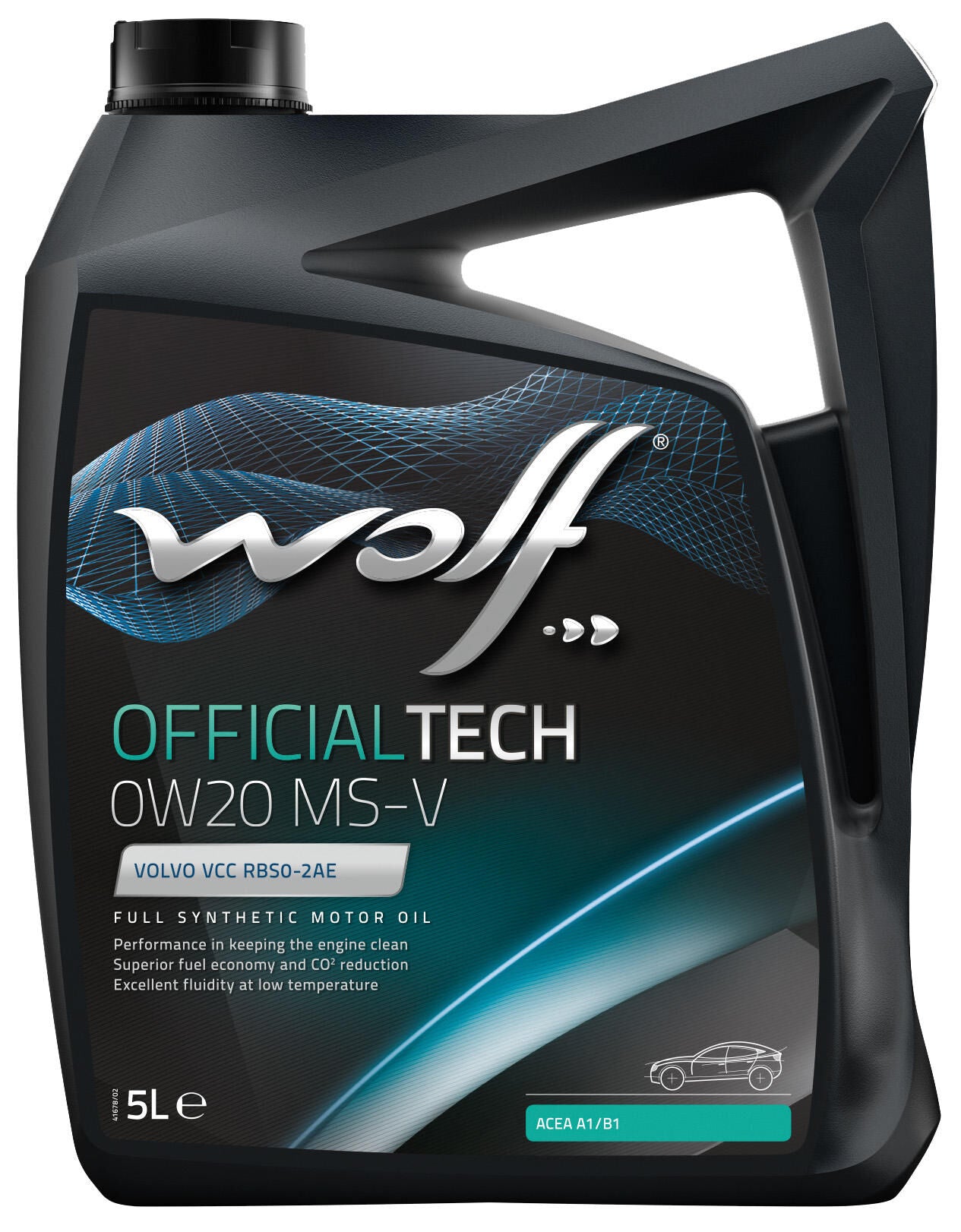 Wolf Motor Oil OfficerTech MS-V. MOTOROIL 0W20 5L OFF.Tech MS-V