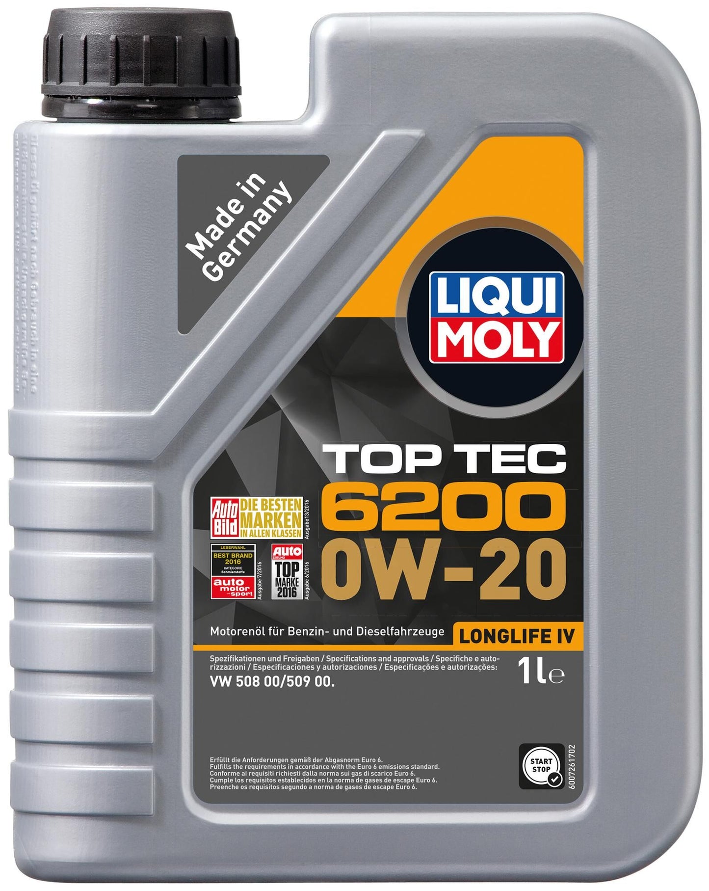 Liqui moly motorolie top tec 6200 oil top tec 6200 1l 0w-20