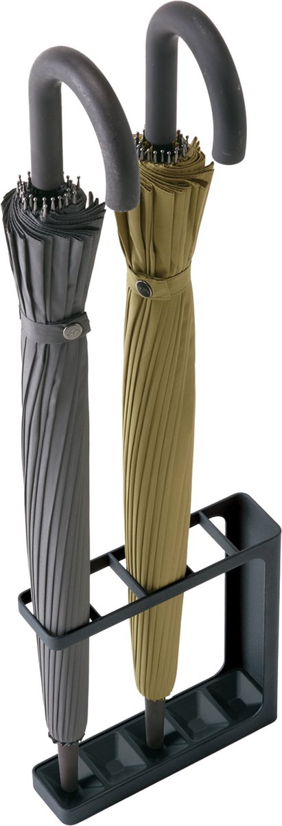 Yamazaki umbrella stand - gravel - black