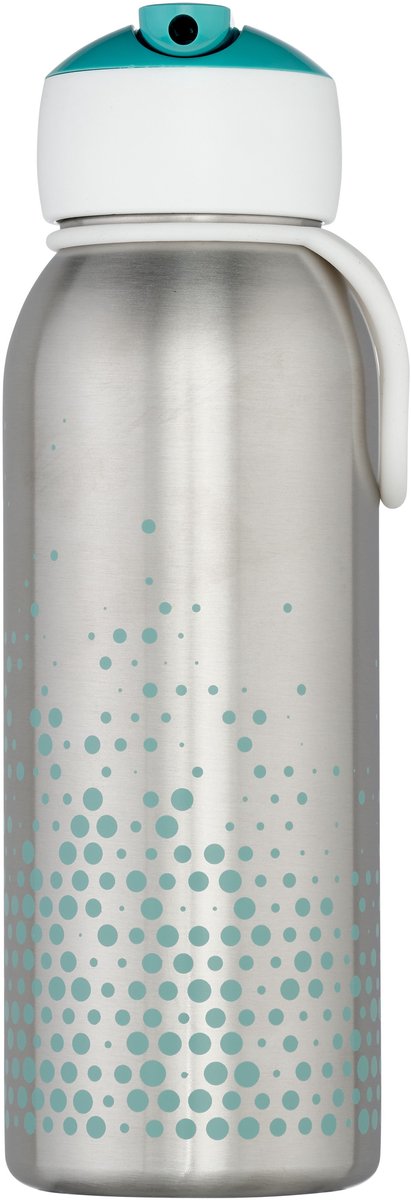 Borraccia termica Mepal flip-up campus - 350 ml - 12 ore freddo 4 ore caldo - borraccia con cannuccia per bambini - turchese