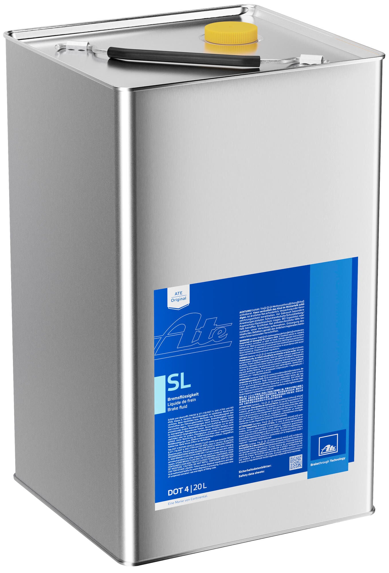 Ate remvloeistof ?sl? brake fluid20 l sl dot 4