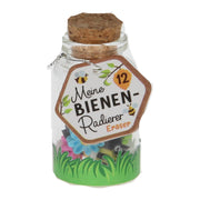 Mini gummetjes bijenvrienden in glas, 12st. - afbeelding 2