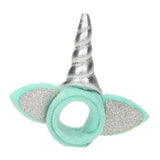Klaparmband eenhoorn pluche - afbeelding 3