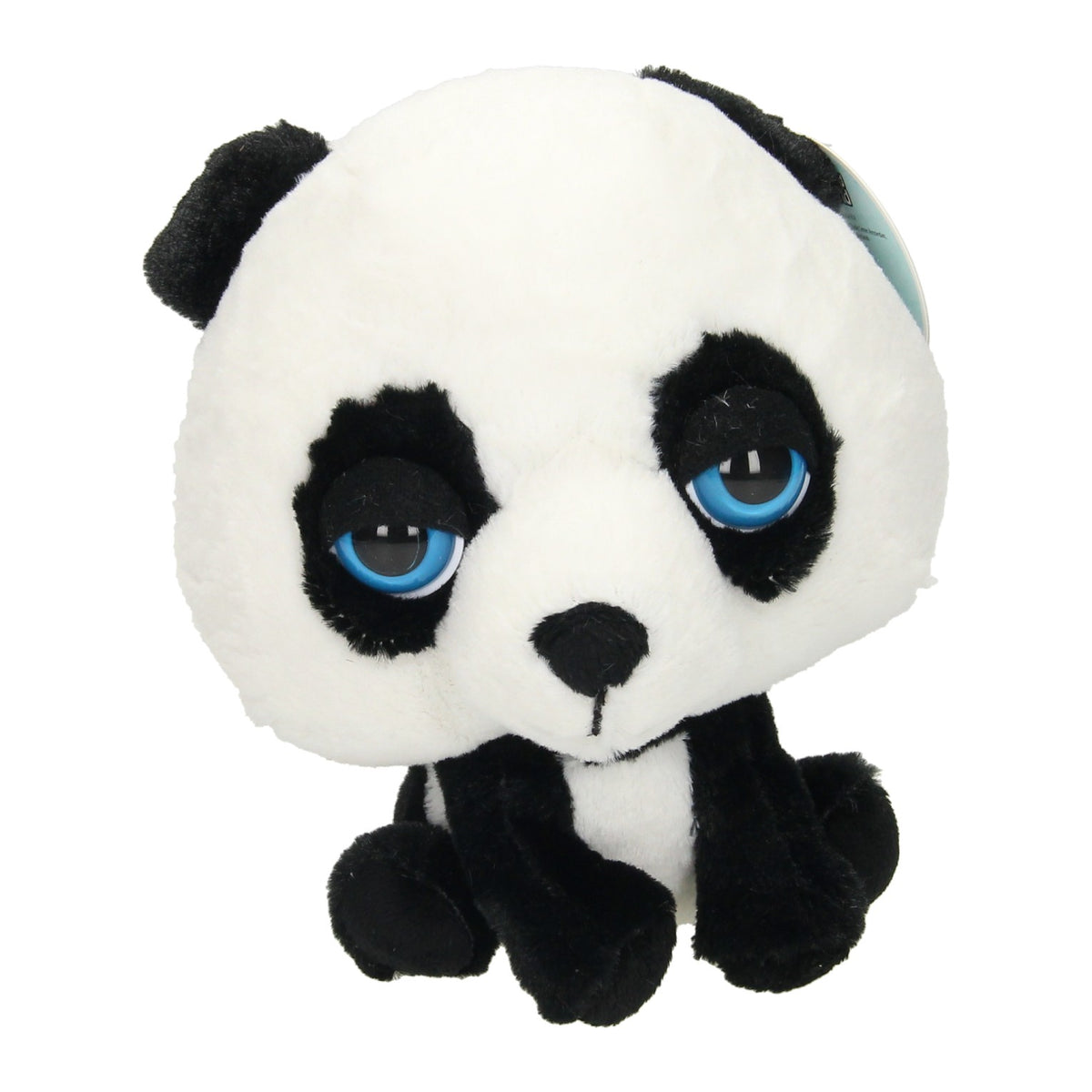 Peluche panda de peluche con cabeza grande, 21 cm