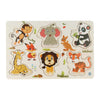 Tema del puzzle di stallone in legno, 6st.