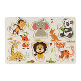 Tema del puzzle di stallone in legno, 6st. - afbeelding 1