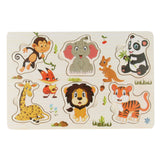 Tema del puzzle di stallone in legno, 6st. - afbeelding 2