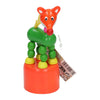 Figura animal estampada en madera