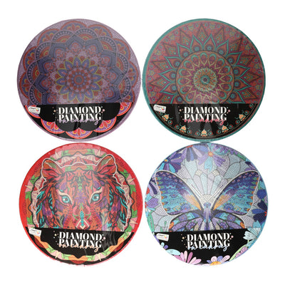 Pittura diamante circa 30x30 cm, set di 8 tele