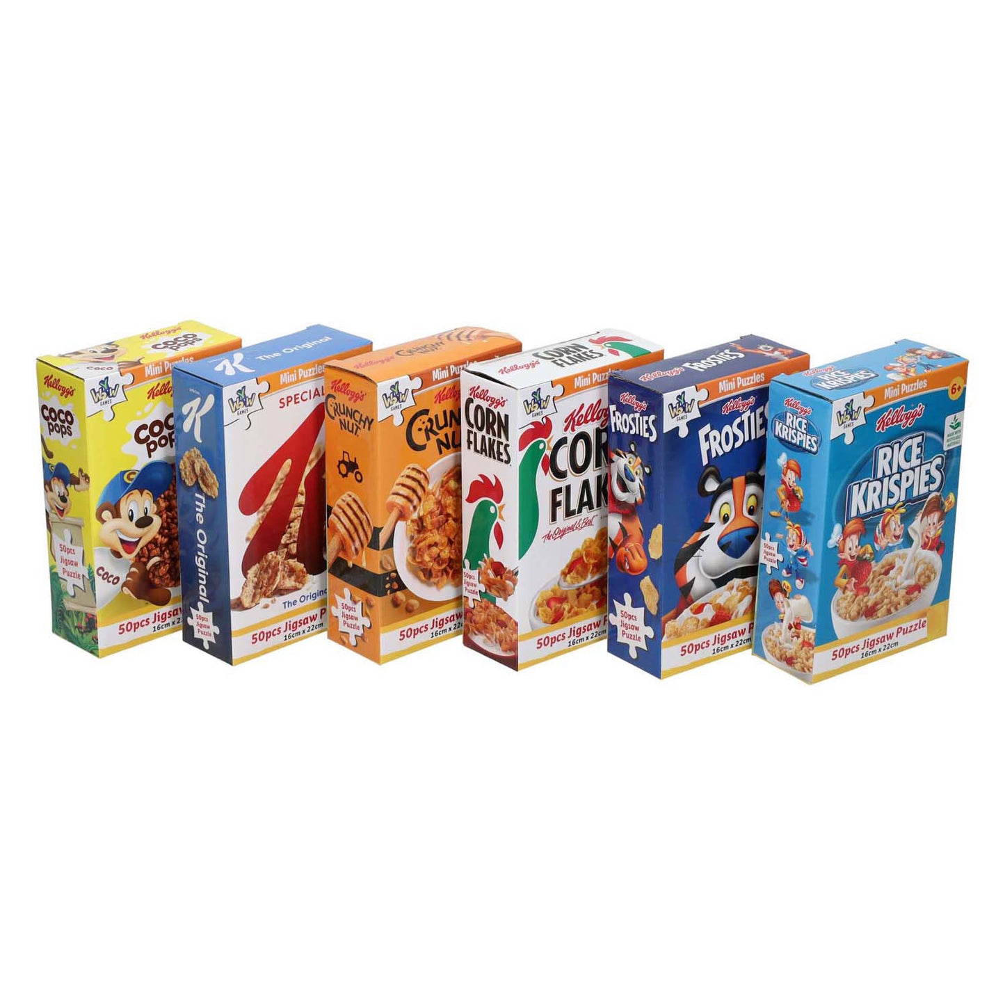 Mini rompecabezas kellogs - 50 uds.