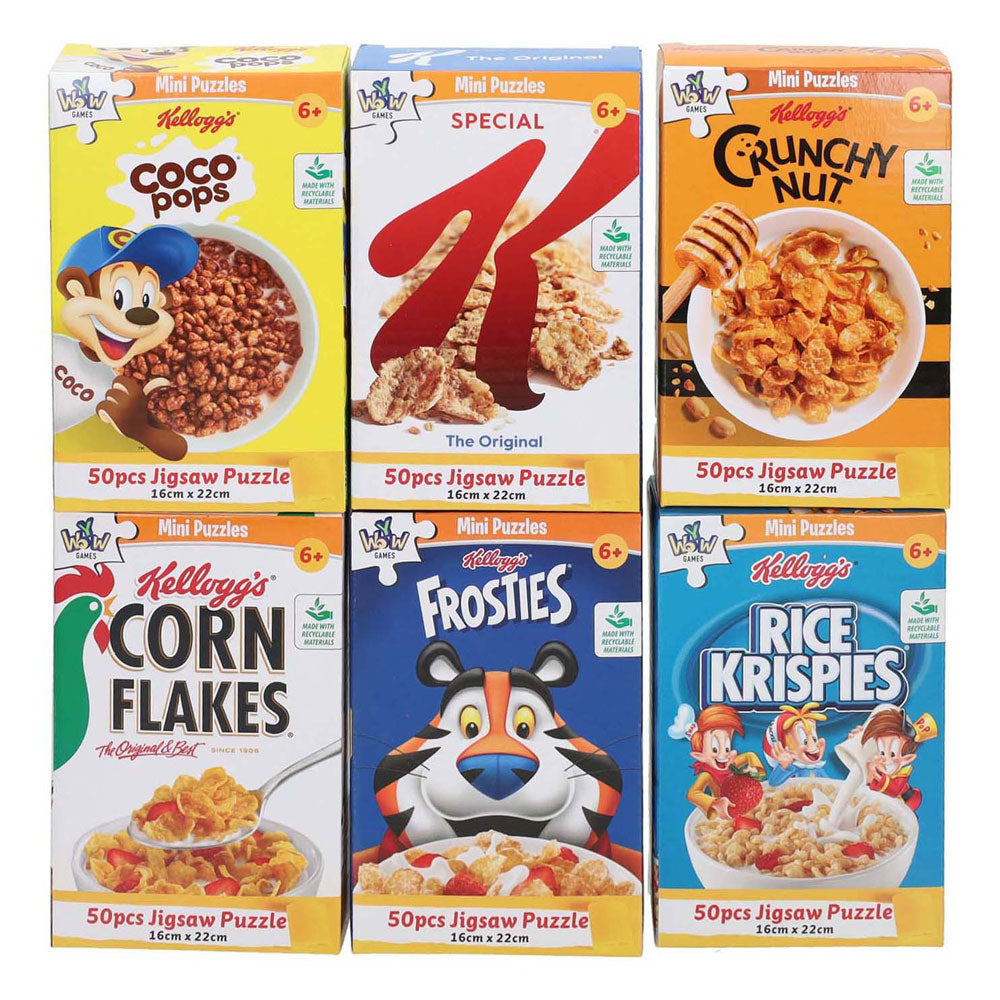 Mini rompecabezas kellogs - 50 uds.