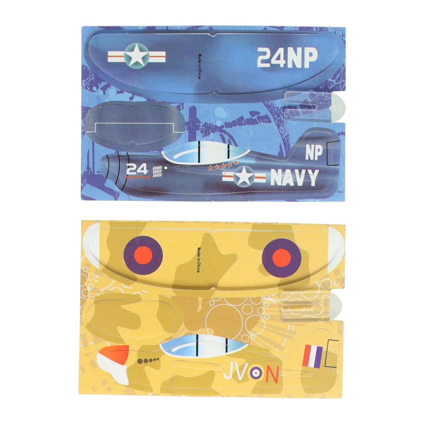Avión de espuma 3d 9cm - 2ud.