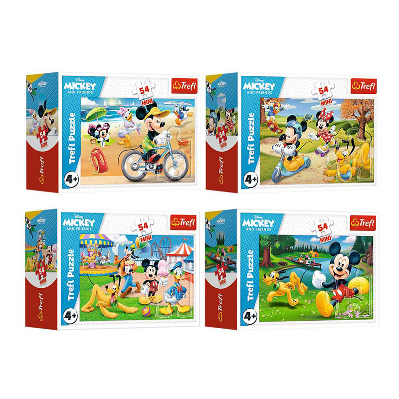 Personaggi mini puzzle Disney - 54 pezzi.