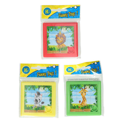 Puzzle deslizante animal - 8x8cm