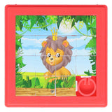 Schuifpuzzel dier - 8x8cm - afbeelding 5