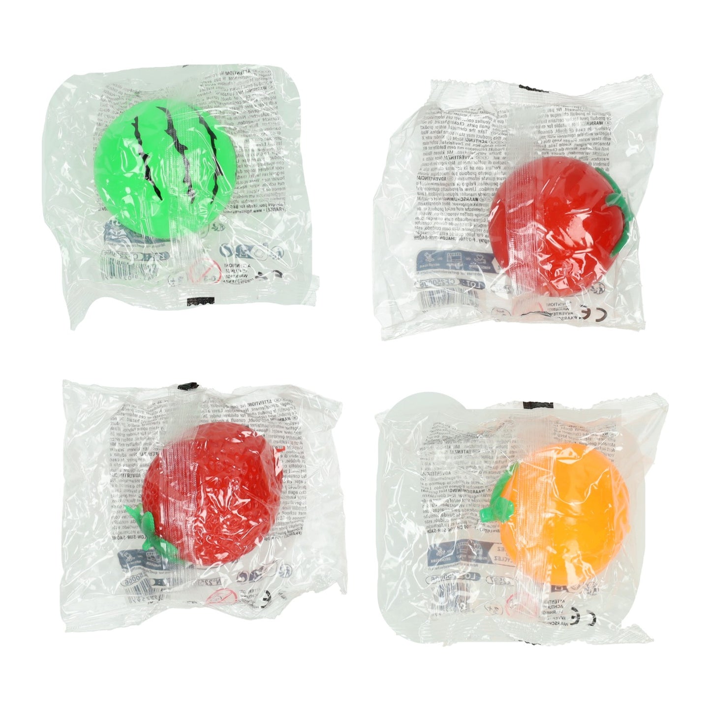 Bola antiestrés fruta - 7cm