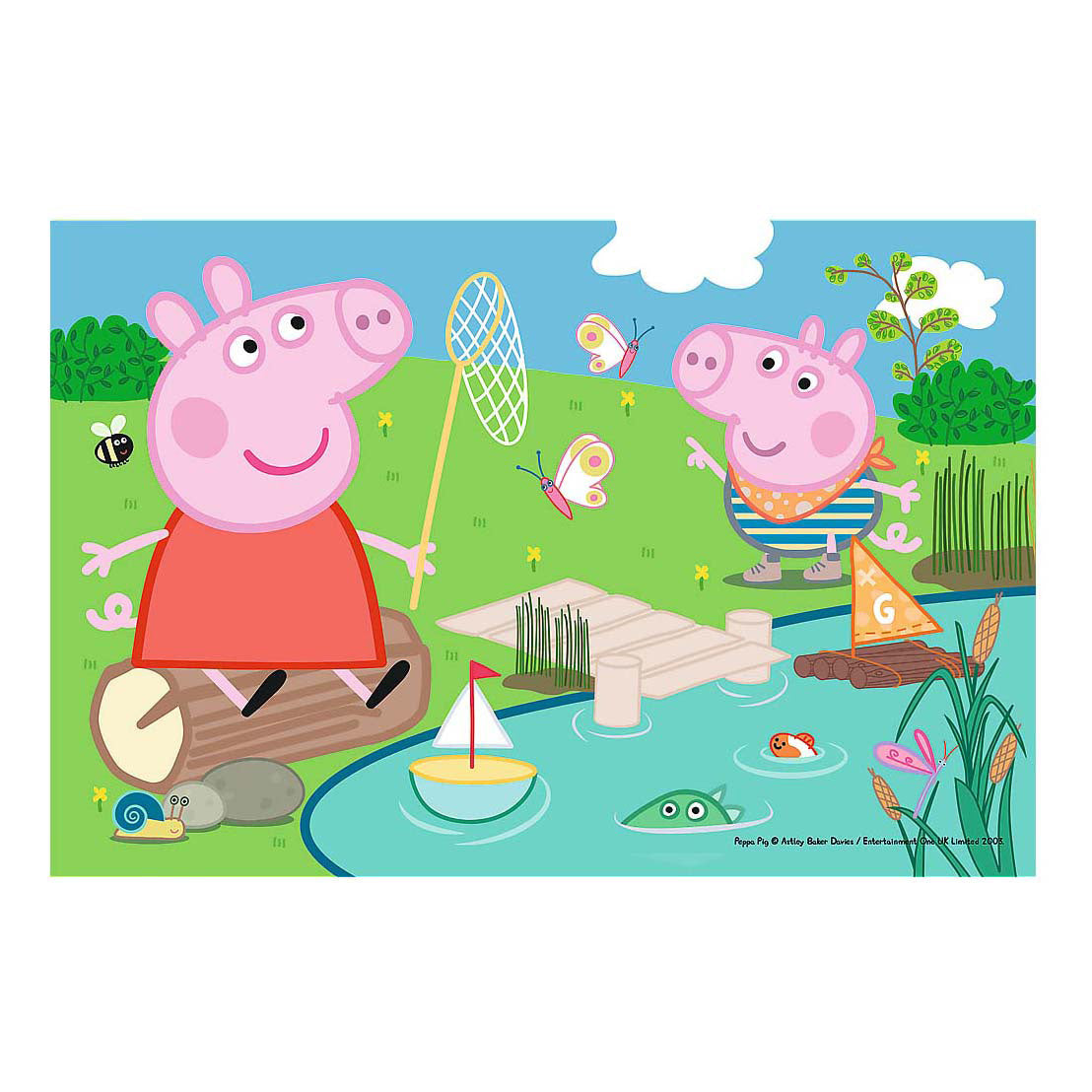 Mini rompecabezas de Peppa Pig - 54 piezas.