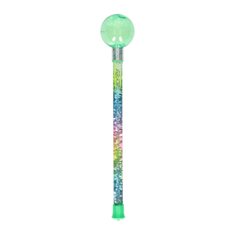 Bastone glitterato con perle