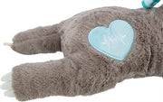 Trixie Plush Sloth Grey with Heartbeat per cucciolo - afbeelding 2