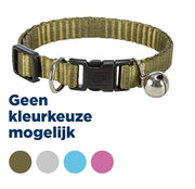 Trixie halsband kat nylon assorti - afbeelding 1