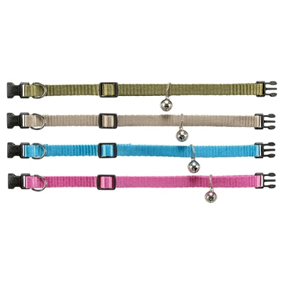 Trixie halsband kat nylon assorti