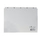 Índice de pestañas alfabético duradero a5 14,8x21cm pestaña 40mm blanco