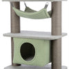 Trixie Kitten Scratching Post Lunito Grey Mint Green