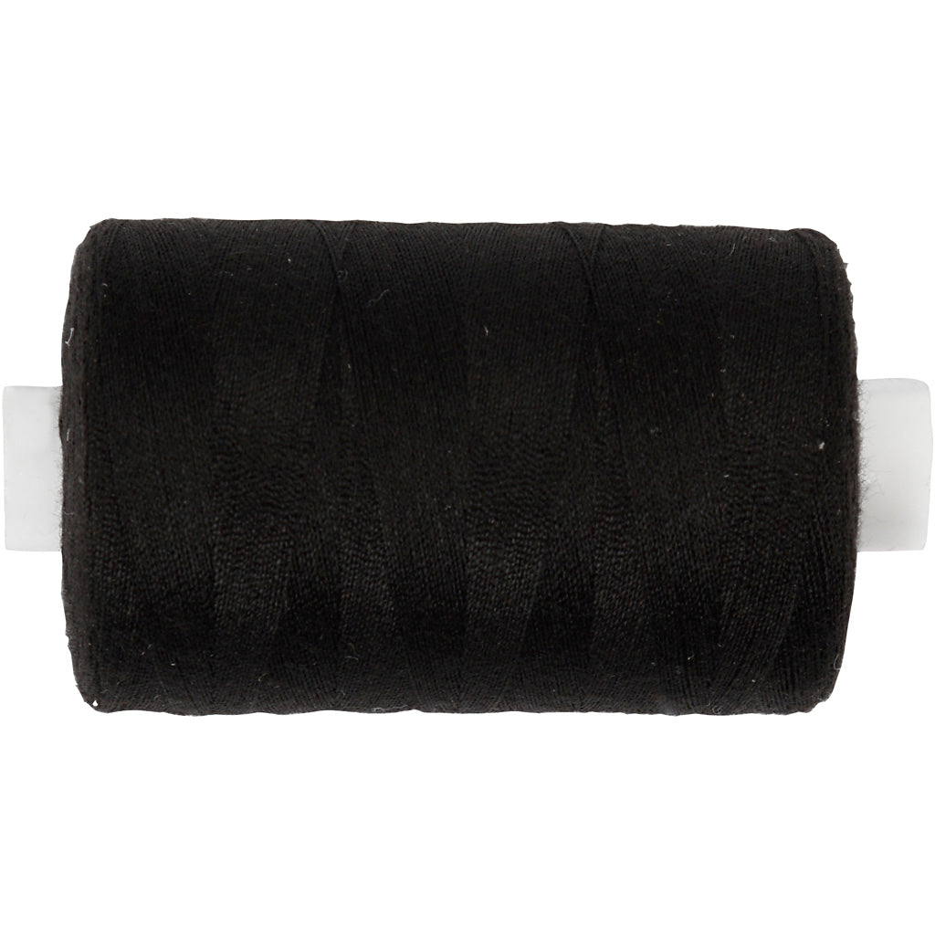 Filo da cucito Creative Company, nero, 1000 m 1 rotolo