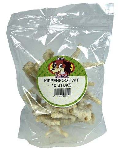 Piernas de pollo de petsnack blanco