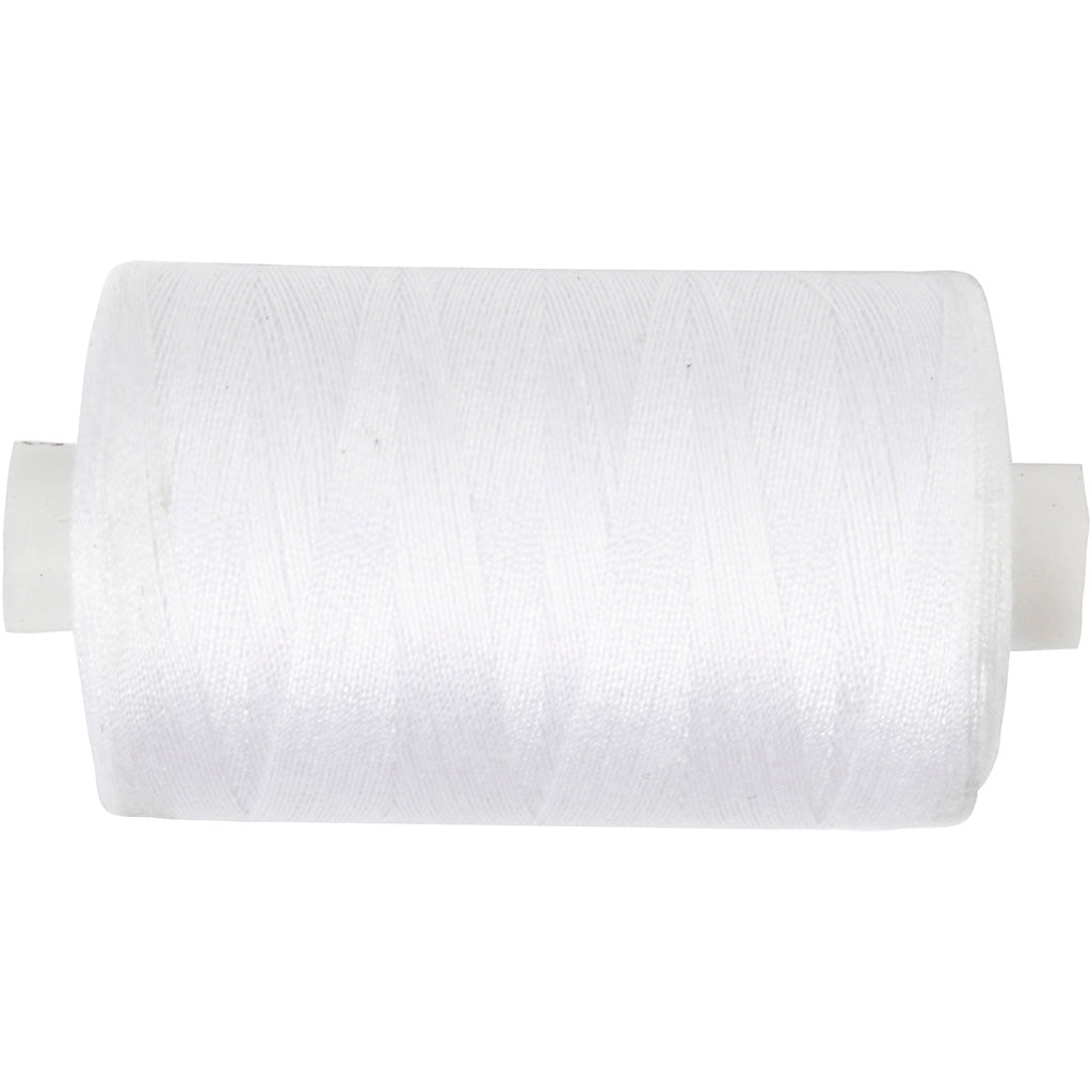 Filo da cucito Creative Company, bianco, 1000 m 1 rotolo