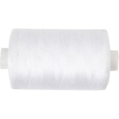Hilo de coser Creativ Company, blanco, 1000 m 1 rollo