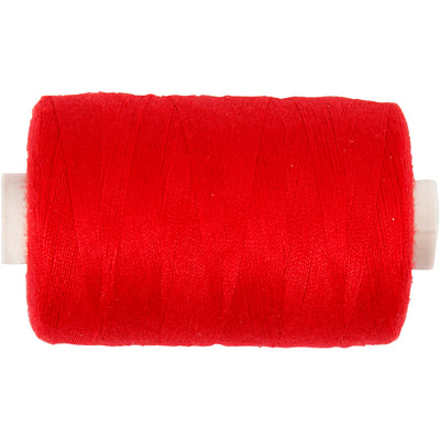 Hilo de coser Creativ Company, rojo, 1000 m 1 rollo
