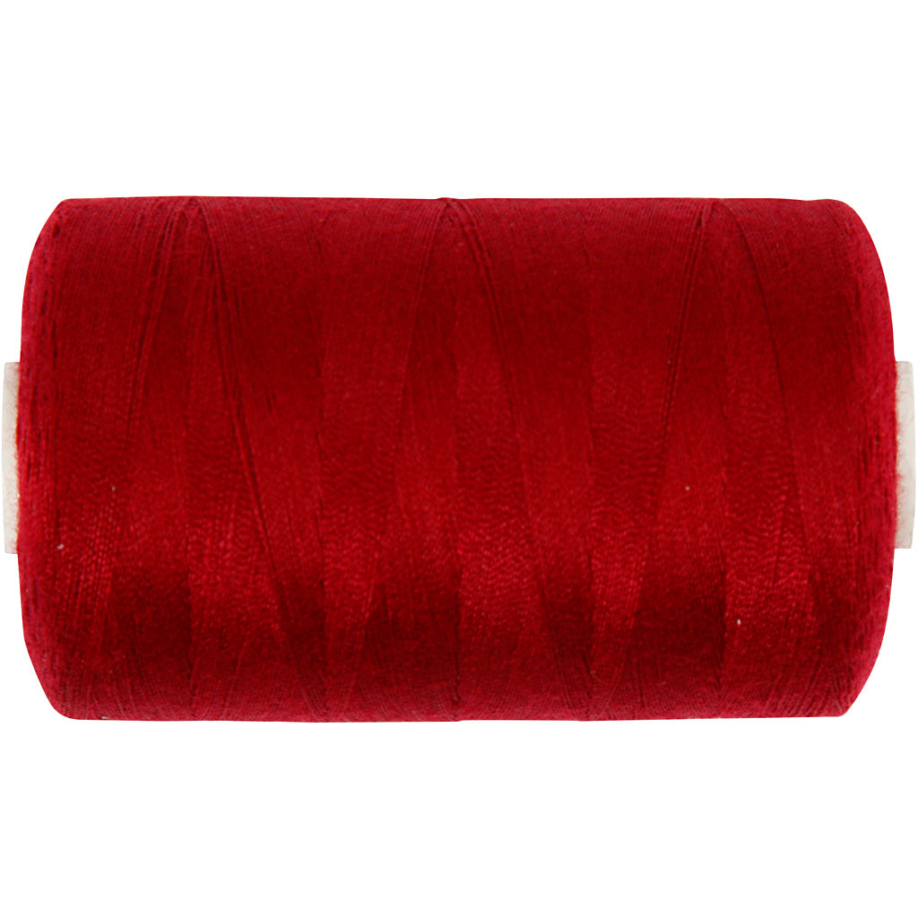 Filo da cucito Creative Company, rosso vino, 1000 m 1 rotolo