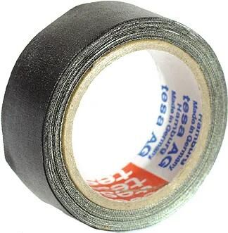 Tesa ruedas o toque de tela 19 mm, 2.75m negro