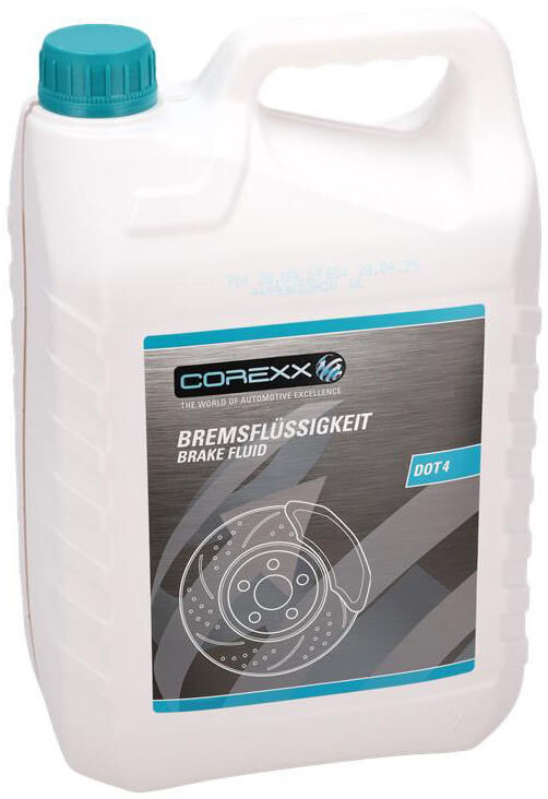 Corexx bremsflüssigkeit dot 4 brake fluid dot 4 5l canister