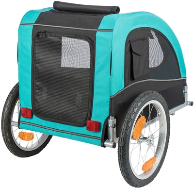 Trixie Hondenfietskar limited edition zwart turquoise