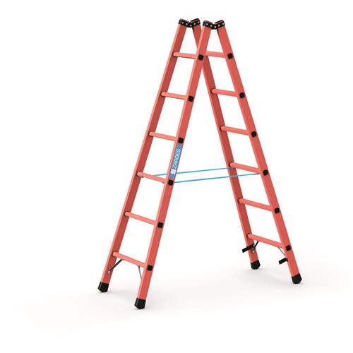 Zarges scala a cavalletto plastica efa b 2x6tr