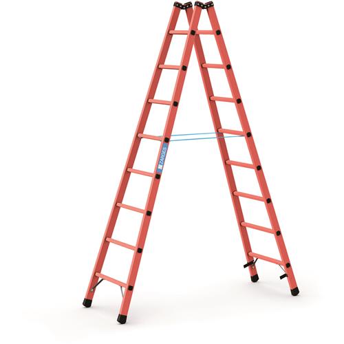 Zarges scala a cavalletto plastica efa b 2x8tr