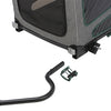 Trixie trailer de bicicleta gris salvia