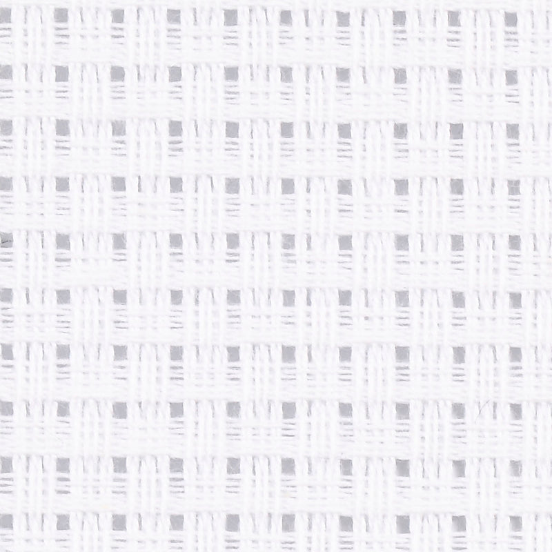 Creativ company aida, misura 50x50 cm, 24 quadretti da 10 cm, bianco, 1 pezzo