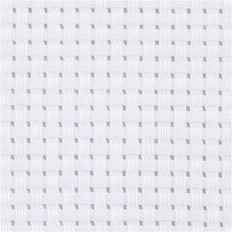 Creativ company aida wit 35 vierkanten per 10 cm, 50x50cm