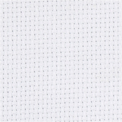 Creativ Company Aida White 70 cuadrados por 10 cm, 300x150cm