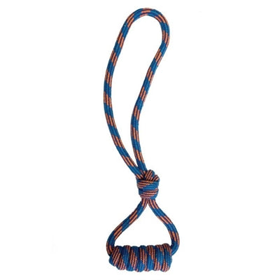 Happy Pet Knoop e Rinse Tugger Flostouw Blue Orange