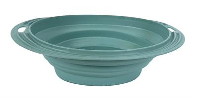 Happy Pet Mad About Pets Food Bowl Bere Bin Cestino pieghevole azzurro
