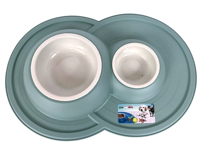 Happy Pet Mad per gli animali domestici che alimentano Vulcano Doppio Sage Green